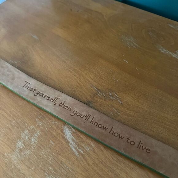 Ariat Women’s Suede Dusty Blue Green Leather Heavily Beaded Chartreuse Stone Bel - Picture 9 of 9